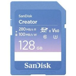 SanDisk Carte Sd Creator 128 Gb Black / Blue One Size unisex