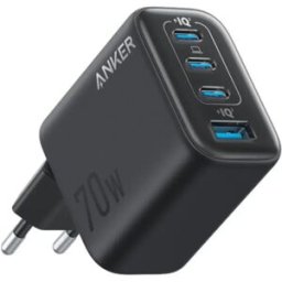Anker Chargeur Mural Usb-a Et Usb-c Zolo 70w Black One Size unisex