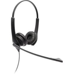 Jabra Casque Avec Micro Biz 1100 Duo Wired In-ear 3.5mm Connector Black One Size unisex