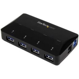 Startech Hub Usb 3.0 4 Port Black One Size unisex