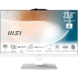 MSI Pc Tout-en-un Am242p-2089xeu 24´´ I5-120u/16gb/512gb Ssd White One Size unisex