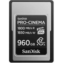 SanDisk Carte Sd Pro-cinema 960gb Black / Gold One Size unisex