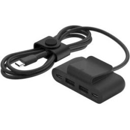 Belkin Chargeur Mural Usb-a Et Usb-c 30w Black One Size unisex