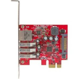 Startech Carte D´extension Pci-e Pexusb3s3ge Red / Silver One Size unisex