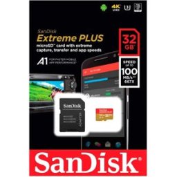 SanDisk Carte Mémoire Micro Sdhc 100mb A1 32gb Extreme Plus Multicolor One Size unisex