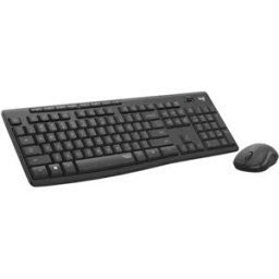 Logitech Clavier Et Souris Sans Fil Mk295 Silent Black One Size unisex
