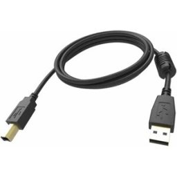 Vision Câble Usb-a Vers Usb-b 5musb/bl 2 M Black One Size unisex