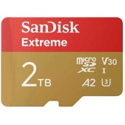 SanDisk Carte Sd Extreme 2 Tb Gold / Red One Size unisex