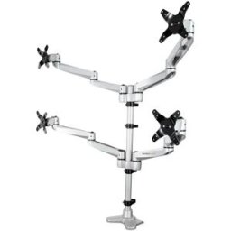 Startech Support De Moniteur Support De Bureau Pour Quatre Moniteurs Silver One Size unisex