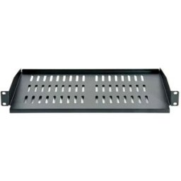 2lan Support De Plateau Fixe 19´´ 1u 250 Mm Black One Size unisex