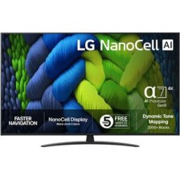 Lg Tv 50nano82a6b.aeu 50´´ 4k Led Black One Size unisex