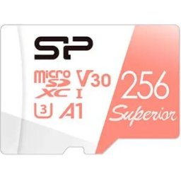 Silicon Power Carte Sd Microsdxc 256gb 10 V30 A1 Black One Size unisex