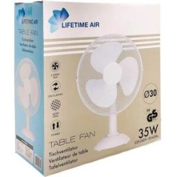 Lifetime Ventilateur De Table 35w White 34 x 23.5 x 46 cm unisex