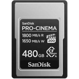 SanDisk Carte Sd Pro-cinema 480gb Black / Gold One Size unisex