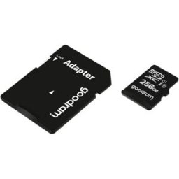 Goodram Carte Mémoire Avec Adaptateur Micro Sd M1aa Cl10 Uhs-i 256gb Black / White One Size unisex