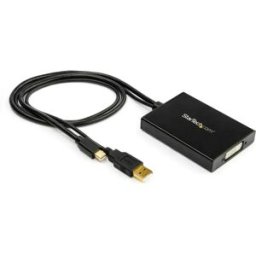 Startech Adaptateur Mdp Vers Dual-link Dvi Usb-a Black One Size unisex