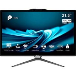 MSI Pc Tout-en-un Ap222t-495eu 22´´ I3-14100/8gb/256gb Ssd Black One Size unisex