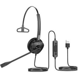 Fanvil Casque Avec Micro Ht301 Mono Qd-rj9 Usb Black One Size unisex