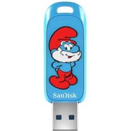 SanDisk Clé Usb Smurfs-papa Smurf Edition 128 Gb Red / Blue One Size unisex