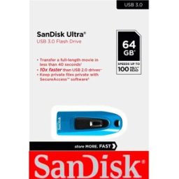 SanDisk Clé Usb Ultra Usb 3.0 64gb Blue One Size unisex