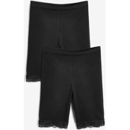 Next Anti-Chafe en coton mélangé Shorts 2 Lot Noir FR 50 (EU 48)