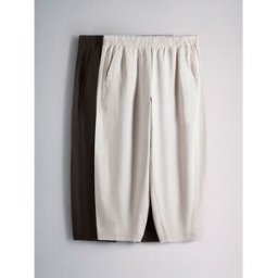 The Set Ensemble 2 Pantalons Coupe ballon en Lin Brun FR 46 (EU 44)