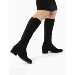 Dune London Dune London Tayla Smart Stretch High Leg Boots Noir EU 37 (UK 4)
