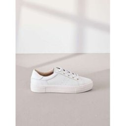 Next Baskets à lacets en cuir de qualité supérieure Signature pâle EU 37 (UK 4)