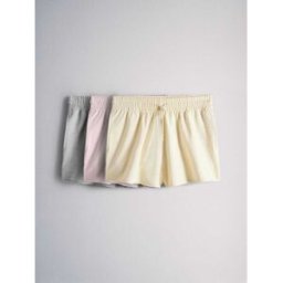 The Set The Set 3 Pack Pastels Loopback Shorts Rose XL (FR 50-52)