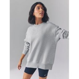 Nike Sweat-shirt Nike surdimensionné avec mini Swoosh Gris XL (FR 50-52)