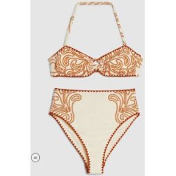 River Island River Island Cornelli Print Bikini Set orange FR 48 (EU 46)