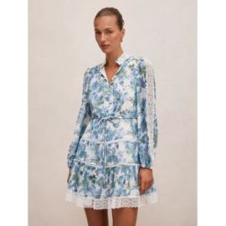 Forever New Forever New Thalia Skater Trim Mini Dress pâle FR 38 (EU 36)