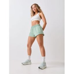 Nike Nike One Dri-FIT Mid Rise 3 Inch Brief Lined Shorts vert S (FR 38-40)