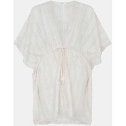 Accessorize Accessorize Lace Trim Mini Kaftan crème M (FR 42-44)