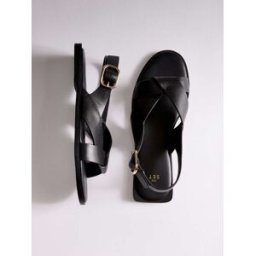 The Set Sandales décontractées à bride arrière en X The Set Premium Noir EU 37 (UK 4)