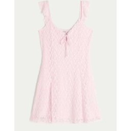 Hollister Hollister Lace Mini Dress Rose XL (FR 50-52)
