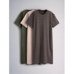 The Set The Set 3 Pack Maxi T-shirts Robes pâle L (FR 46-48)