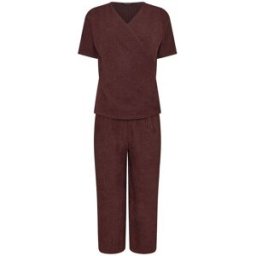 M & Co M & Co Textured Top And Trousers Set Brun FR 40 (EU 38)