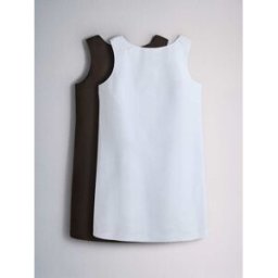 The Set The Set lot de 2 mini robes droites en coton Brun FR 36 (EU 34)