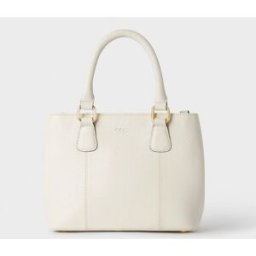 Osprey London Osprey London The Mini Adaline Leather Grab Bag pâle Un an