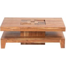 Bois & Chiffons - Table basse 85x85 cm Acacia Kavish II OS