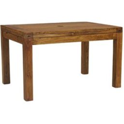 Bois & Chiffons - Table à manger rectangulaire allonge Acacia Gordon Naturel - 130x90x78 cm OS