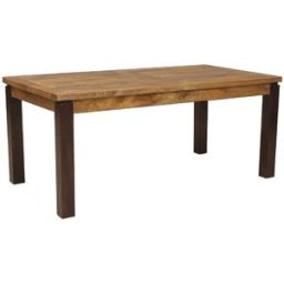 Bois & Chiffons - Table rectangulaire à rallonges manguier herods marron - 182x95x76 cm OS