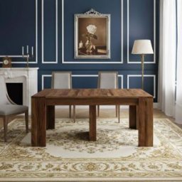 Bois & Chiffons - Console extensible miel Acacia Katan Naturel - 90x45x76 cm OS