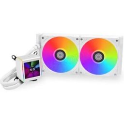 Lian-Li Kit Watercooling AIO Lian Li Galahad II LCD - 280mm (Blanc)