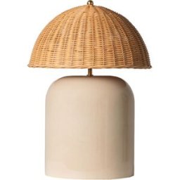 Vincent Sheppard - Lampe de table Arvin - Beige - Rotin - Designer Jessy Van Durme