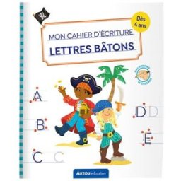 Mon cahier d'écriture lettres bâtons : pirates Della Malva, Eléonore Auzou