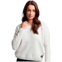 Superdry Pull Essential ECRU XL Femme