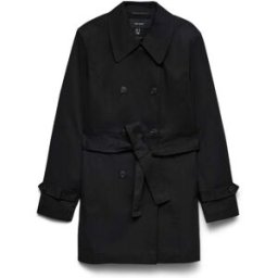 VERO MODA VERO MODA Belted Trench Coat Noir FR 42 (EU 40)