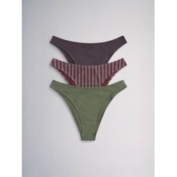 The Set The Set 3 Bas de Bikini Noir S (FR 38-40)